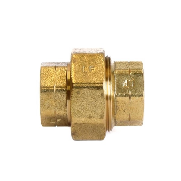 Atc 3/4 in. FPT X 3/4 in. D FPT Yellow Brass Union 6JC126310701014 - main